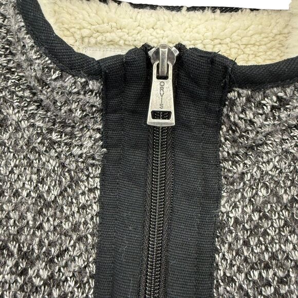 Orvis Brighton Black Sherpa Fleece Lined 1/4 Zip Pullover Sweater Men XL Outdoor - Picture 4 of 16